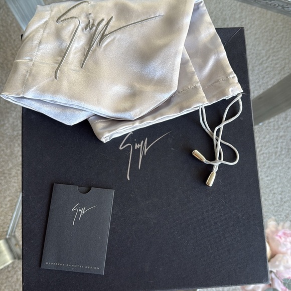 Giuseppe Zanotti Turquoise Peep-Toe Heels - Picture 12 of 12